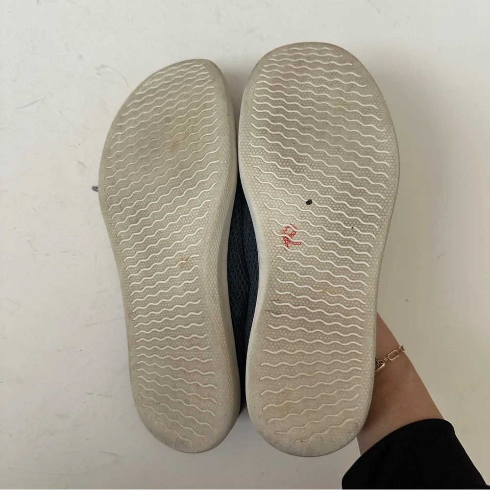 Allbirds Navy Knit Women's Tree Skippers Breathable Boat Shoe Sneakers Size 7 - Picture 6 of 7